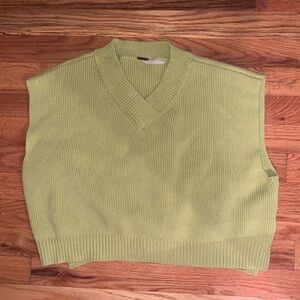 Green Free People Vest